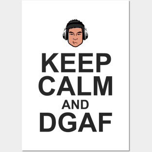 Keep Calm and DGAF Posters and Art